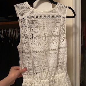 Abercrombie & Fitch Eyelet Romper